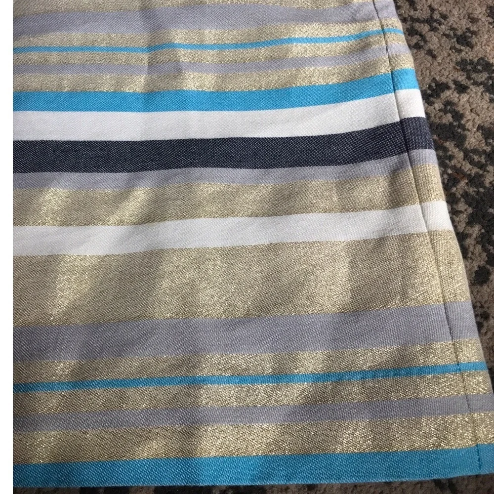 Final Price Metallic Striped Skirt